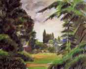 卡米耶 毕沙罗 : Kew Gardens, the Little Greenhouse